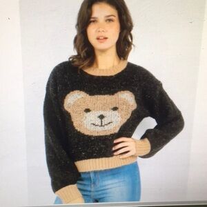 ANTHROPOLOGIE-LUNA IVY/“TEDDY BEAr” ICON PULLOVER/ NEW